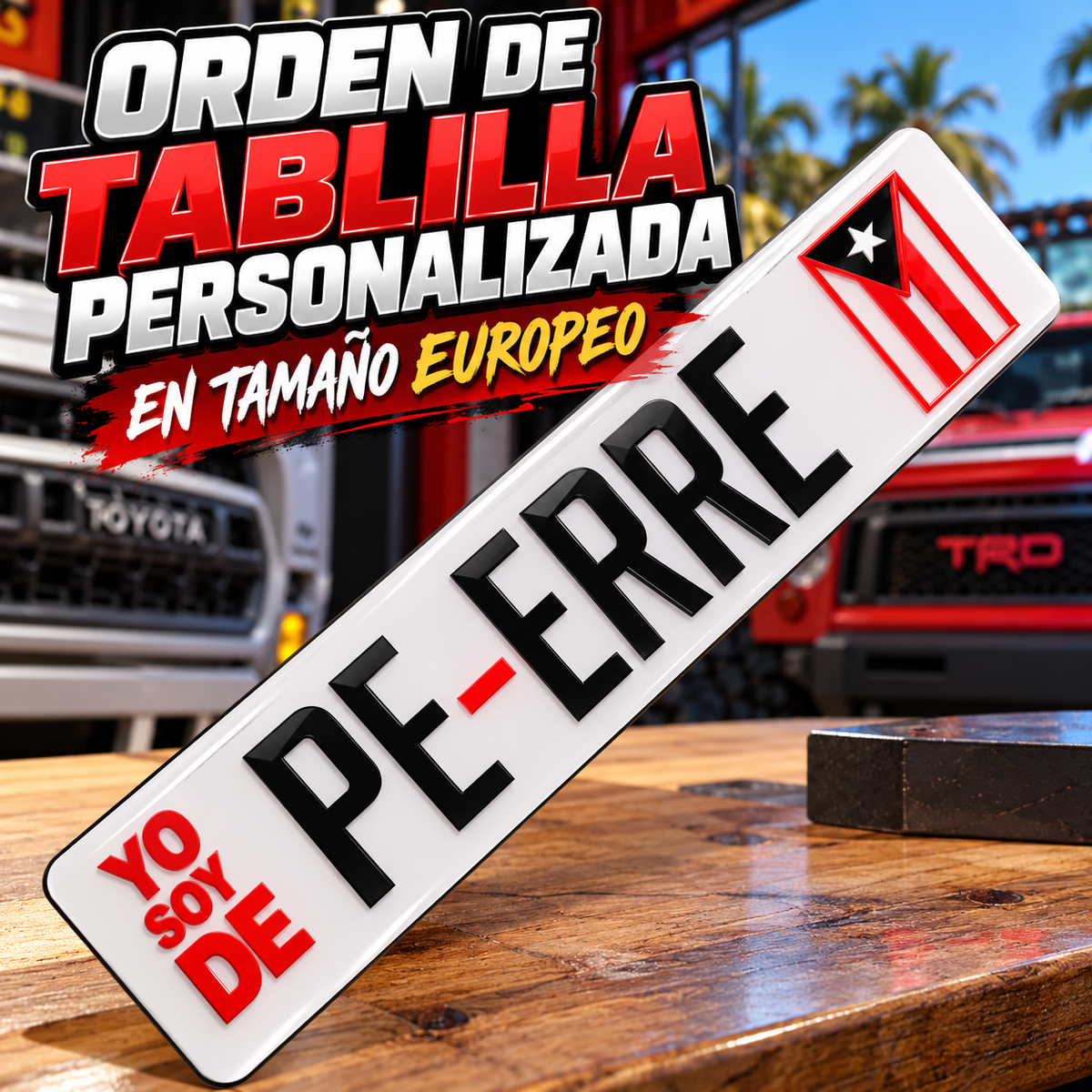 ORDEN DE TABLILLA PERSONALIZADA – TAMAÑO EUROPEO