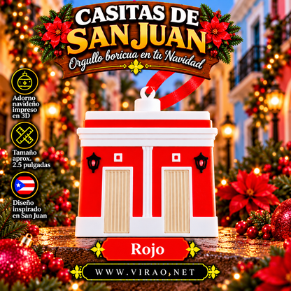 Casitas de San Juan — Adornos Navideños en 3D Estilo 5