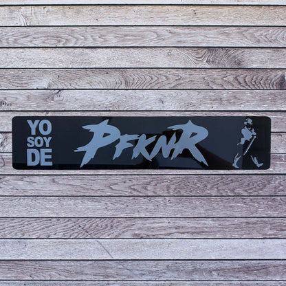 Tablilla Larga Euro PFKNR Johnny Walker  Full Acrylic 3D