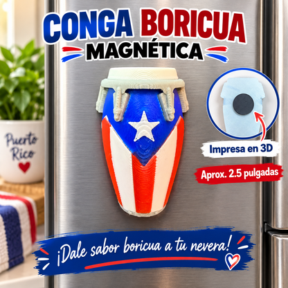 Magneto Conga Boricua