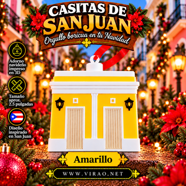 Casitas de San Juan — Adornos Navideños en 3D Estilo 5