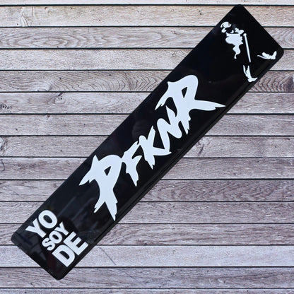 Tablilla Larga Euro PFKNR Johnny Walker  Full Acrylic 3D