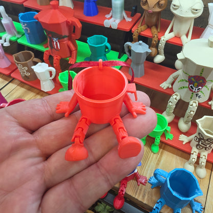 Taza de Mantequilla para el Café – Adorno Navideño 3D