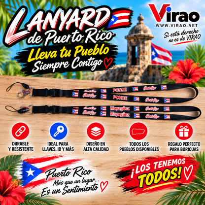 Lanyard de los Pueblos de Puerto Rico