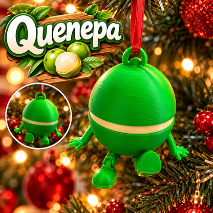 Quenepa Navideña 3D – Decoración para el Árbol de Navidad