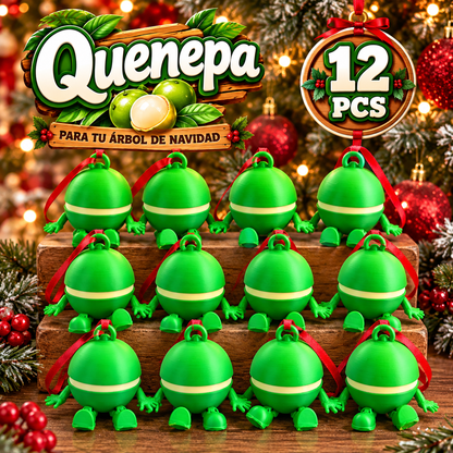 Quenepa Navideña 3D – Decoración para el Árbol de Navidad