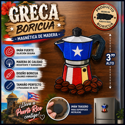Greca Magnética de Madera