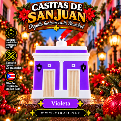 Casitas de San Juan — Adornos Navideños en 3D Estilo 5