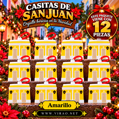 Casitas de San Juan — Adornos Navideños en 3D Estilo 5