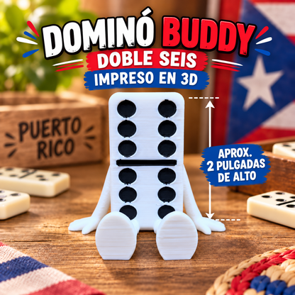 Doble 6 Domino Buddy Small 3D Print