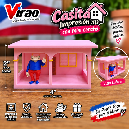Casita Boricua con Mini Concho