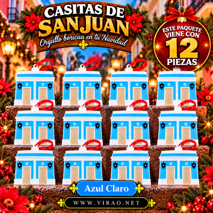 Casitas de San Juan — Adornos Navideños en 3D Estilo 5
