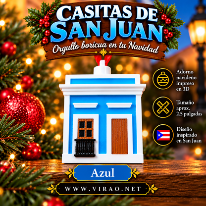 Casitas de San Juan — Adornos Navideños en 3D Estilo 6