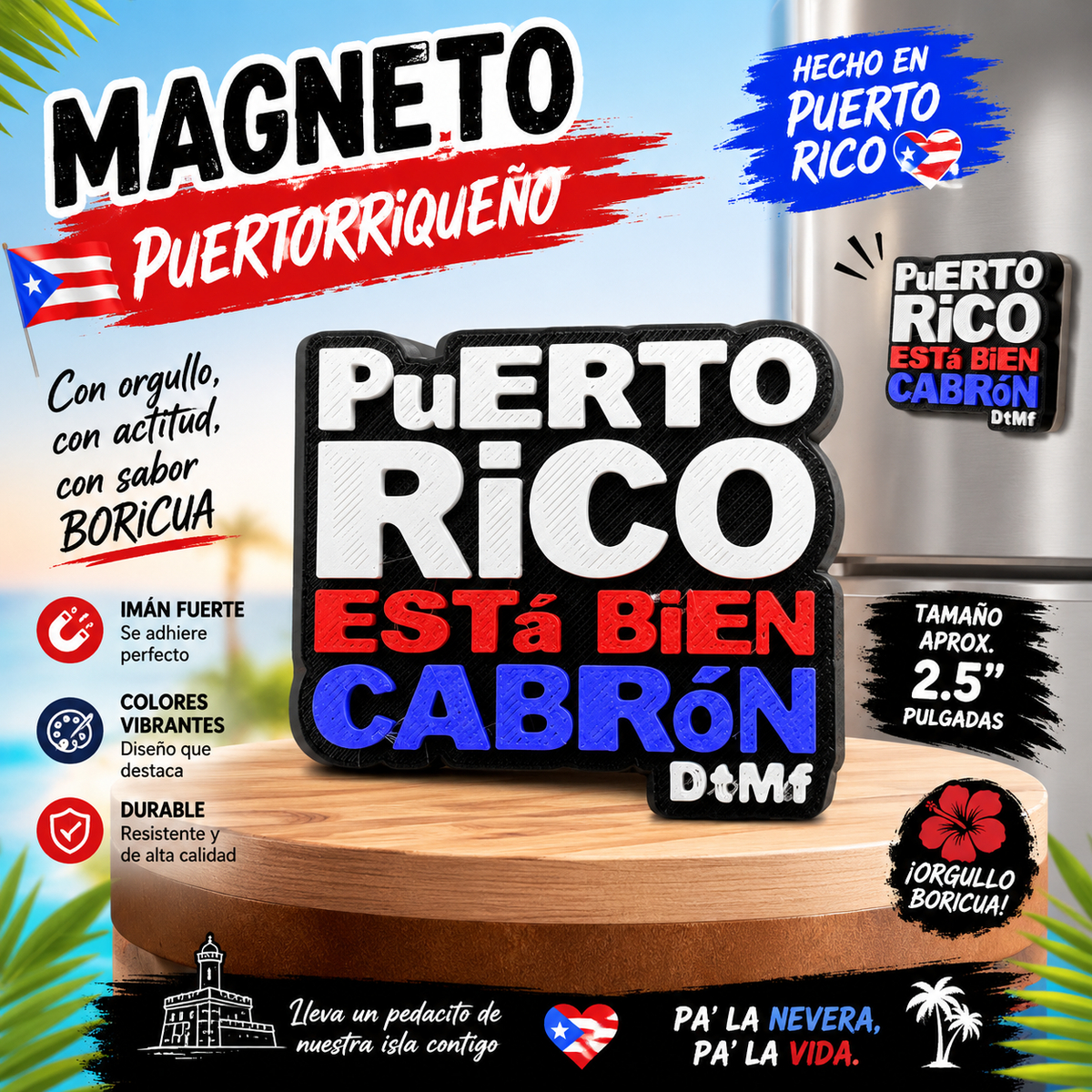 Magneto “Puerto Rico Está Bien Cabrón”