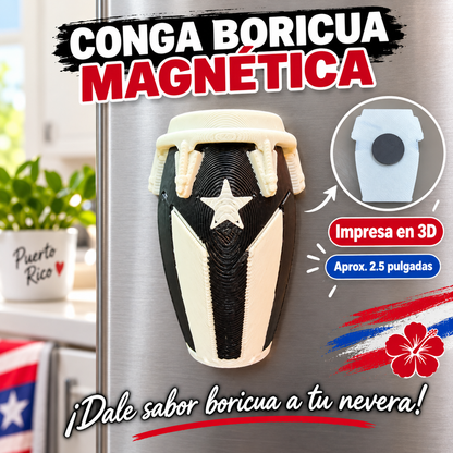 Magneto Conga Boricua