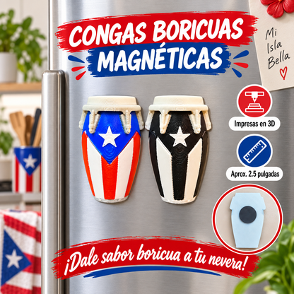 Magneto Conga Boricua
