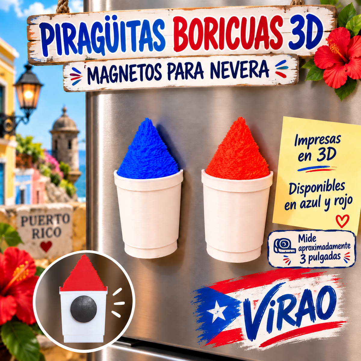 Magneto Piragua Boricua
